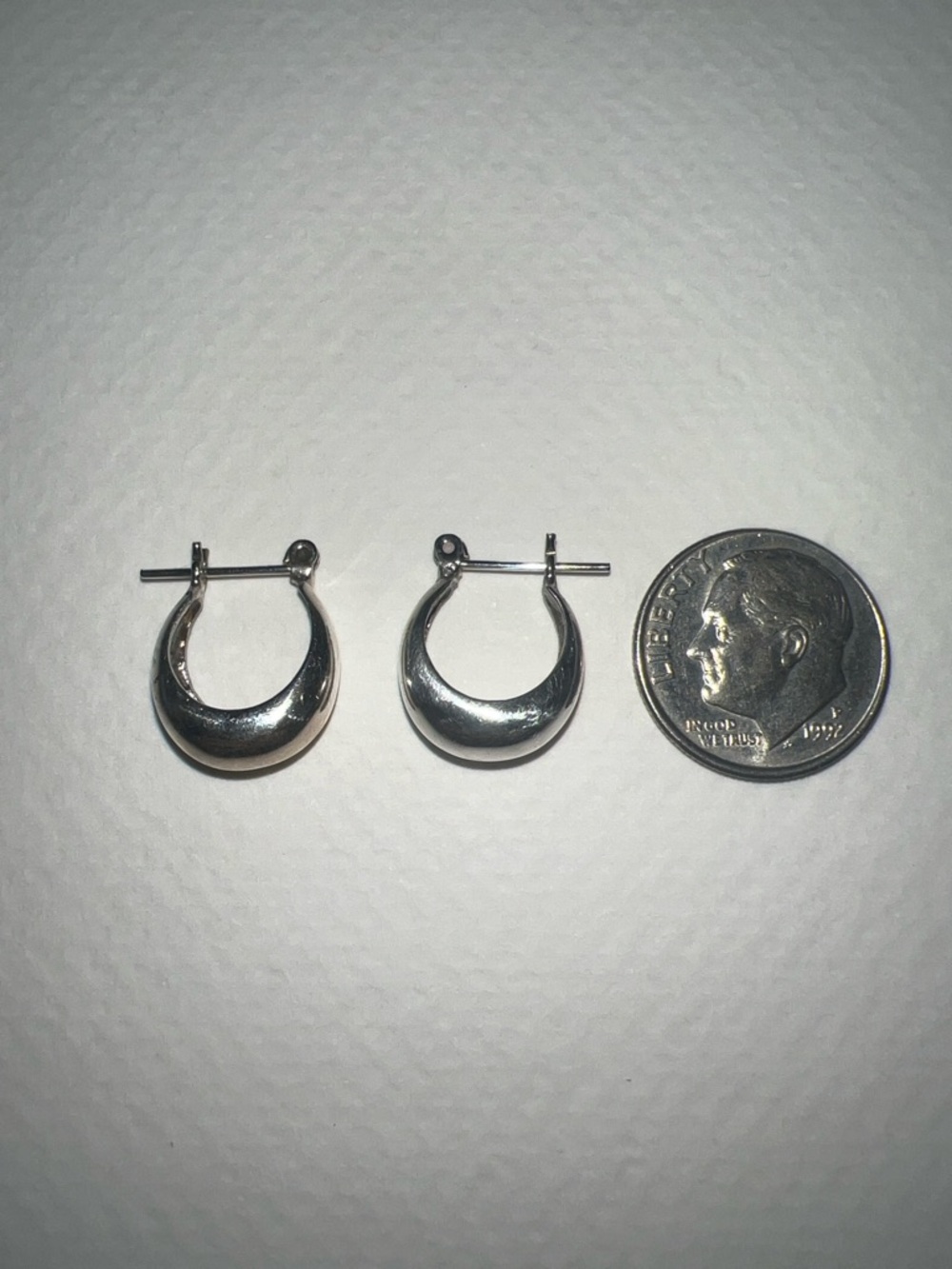 Sterling Silver Mini Hoop Earrings